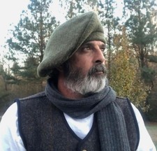 Army Green Wool Hat Scottish