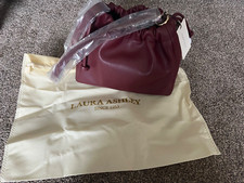Laura Ashley Burgundy Shoulder