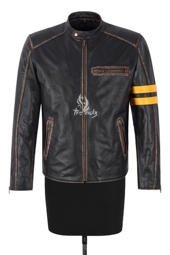 Men thick cowhide vintage - thick,