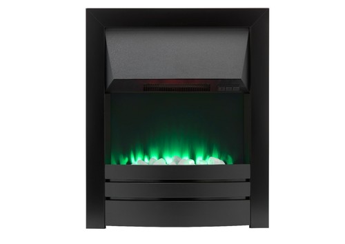 Electric fire inset - electric, black