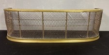 Antique Small Brass Fireplace