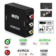 HDMI to AV 1080P RCA CVBS