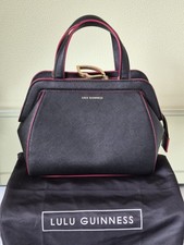 Lulu Guinness Black Leather
