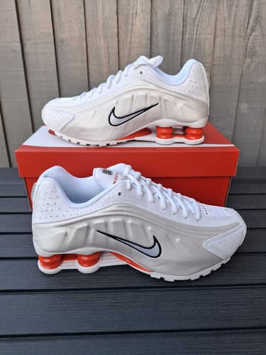 Nike shox white red - nike, r4