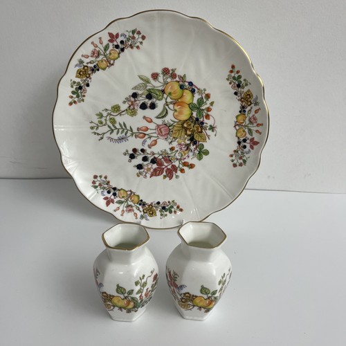 Aynsley somerset three vases - aynsley,