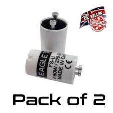 2 X FSU Fluorescent Tube Light Starter Motor Universal 4W - 80W *UK Seller*