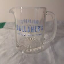 Gallaher's Glass Water Jugs - Medium Mild Tipped - Whiskey Whisky Water Jug