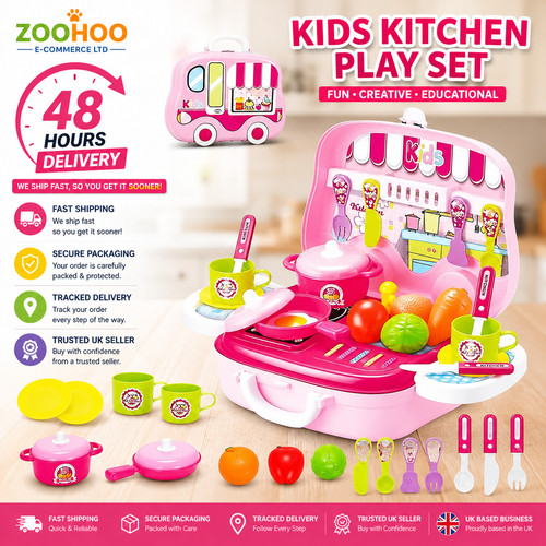 Kids pink kitchen - kitchen, toy