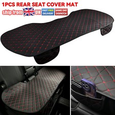 Car Rear Back Seat Universal Cover Pad Mat Chair Protector Cushion PU Leather