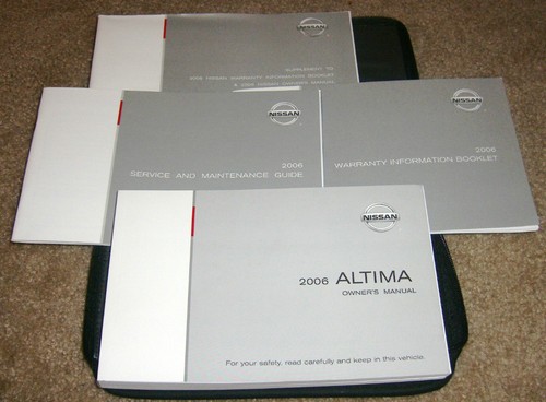2006 nissan altima owners - 2006,