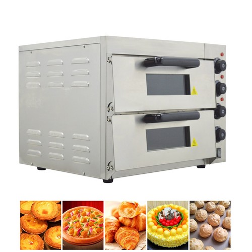 Double electric pizza oven - electric,