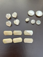 15 Vintage Buttons, Mother Of