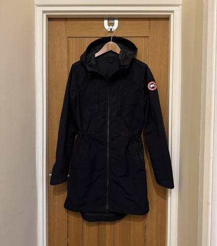 Canada goose black parka - goose, coat