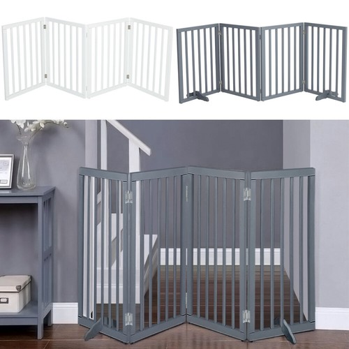 Wooden dog barrier gate - dog,