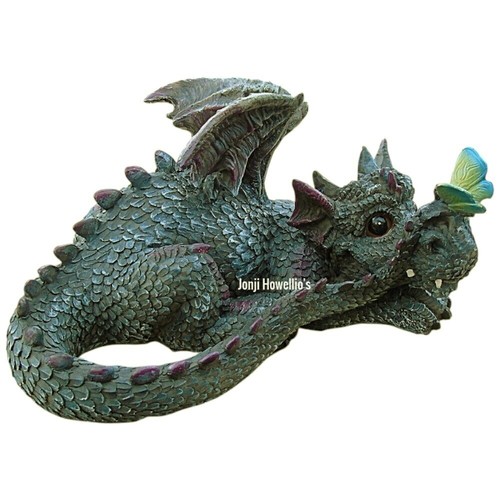 Butterfly rest dragon sleeping - butterfly,