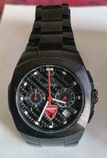 boxed black BREIL DUCATI Corse men's CHRONOGRAPH WATCH new battery fully working