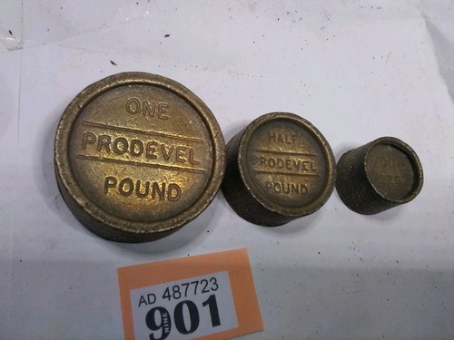 Antique brass weights - antique, prodevel