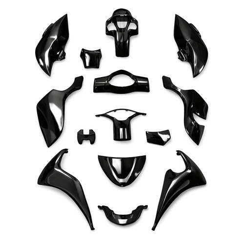 Black full body panel plastics - full,