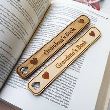 Personalised Wooden Bookmark
