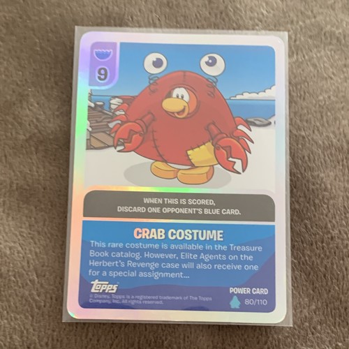 Topps disney club penguin crab - topps,