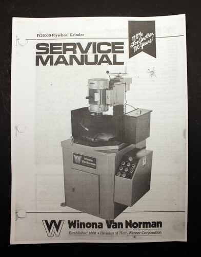 Van norman fg5000 - norman, flywheel