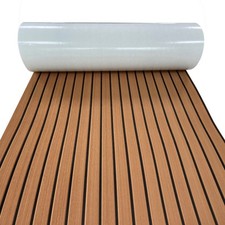 240x90cm EVA Foam Teak Marine Boat Sheet Flooring Mat Yacht Carpet Decking 6mm