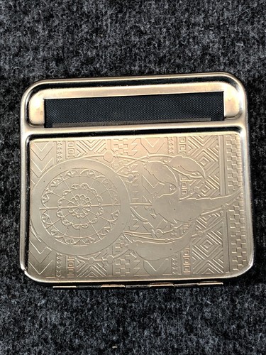 Vintage metal cigarette - vintage,