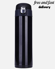 500ml Stainless Steel Vacuum Flask Coffee Cup Mug Thermos Camping Travel UK NEW