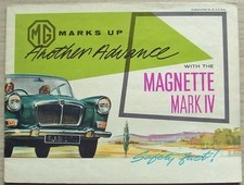 MG MAGNETTE MARK IV Car Sales Brochure July 1963 #H&E 62197