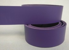 PURPLE LEATHER 127cm 50"+ LONG BELT BLANK 2.5mm COWHIDE STRIP LEATHER STRAP 