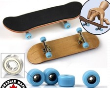 Wooden Mini Fingerboard Finger Board  Deck Skateboard Toy Gift Kids