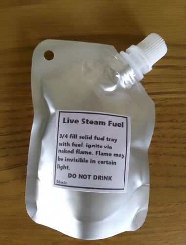 Small fuel gel pouch suitable - small,