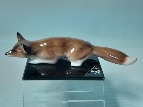 1932 small royal doulton fox - doulton,