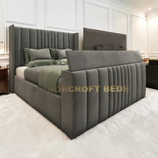 Manhattan upholstered bed - upholstered,