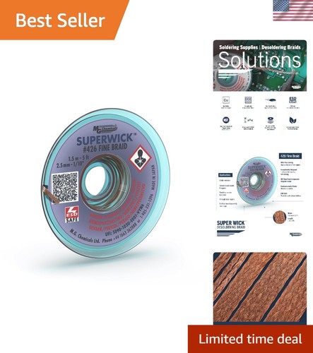 Desoldering braid fine - desoldering,