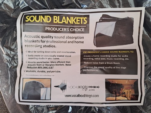 Acoustic sound blankets - x,