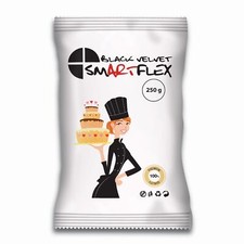 Smarflex Black Sugarpaste - Black Velvet 250g / 1kg
