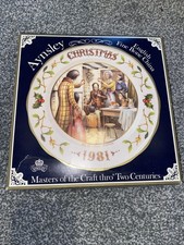 Aynsley 1981  Xmas Plate 21.5cm