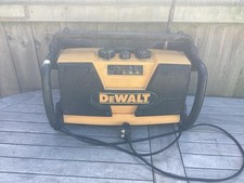 Dewalt DW911 Radio Heavy Duty Site Mains No Battery Or Charger  Works Well