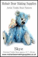 OOAK Mohair Teddy Bear Sewing Pattern 'Sky' 13" Jointed Teddy Bear Mohair Bear