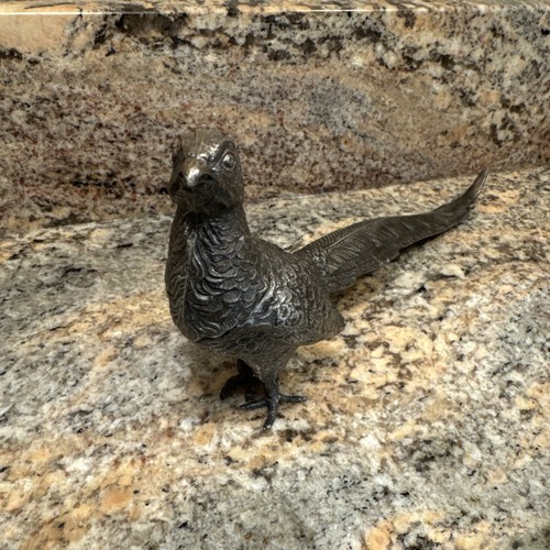 Vintage silver plated pheasant - plated,