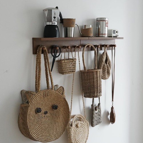 Wall mounted coat rack - wall, with
