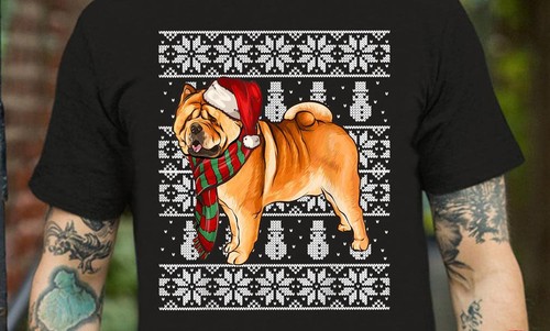 Christmas shirt ugly - ugly, dog