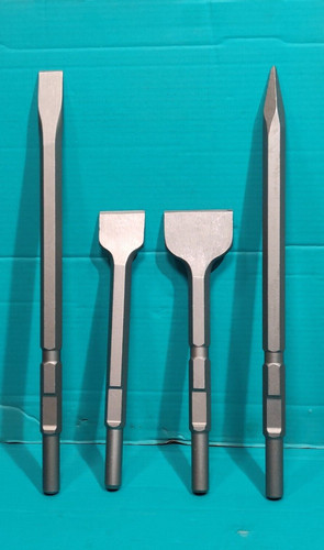 4pc breaker chisel - 4pc, flat