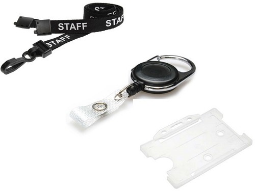 Staff lanyard black - staff,