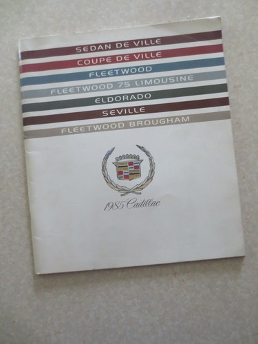 1985 cadillac advertising - cadillac,