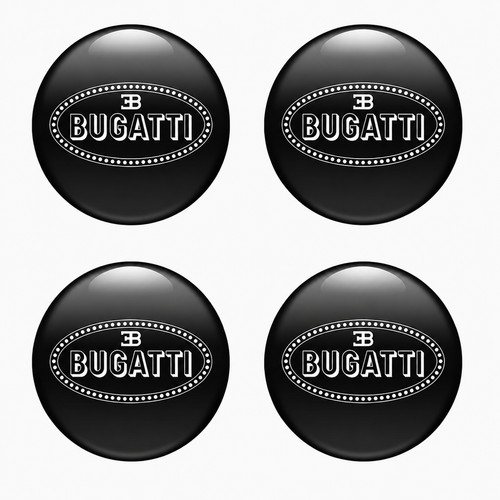Bugatti logo stickers 4pcs - bugatti,