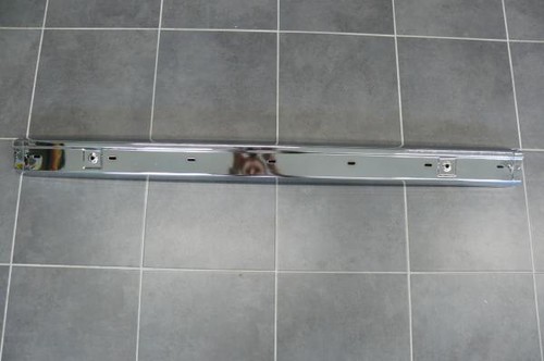 Chrome bumper rear mid fits - bumper,