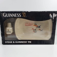 Vintage 'Guinness' Ceramic Pie Dish & Pie Funnel Brand New Boxed