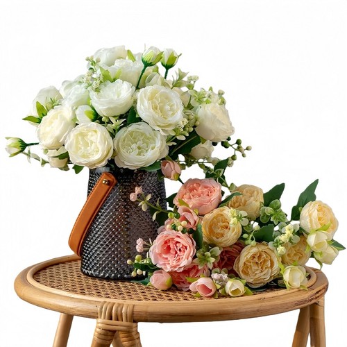 Bunches silk peony - 4,